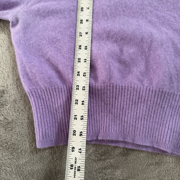 J. Crew Cashmere Cropped  Sweater XS Women's Lavender Purple - Picture 5 of 7